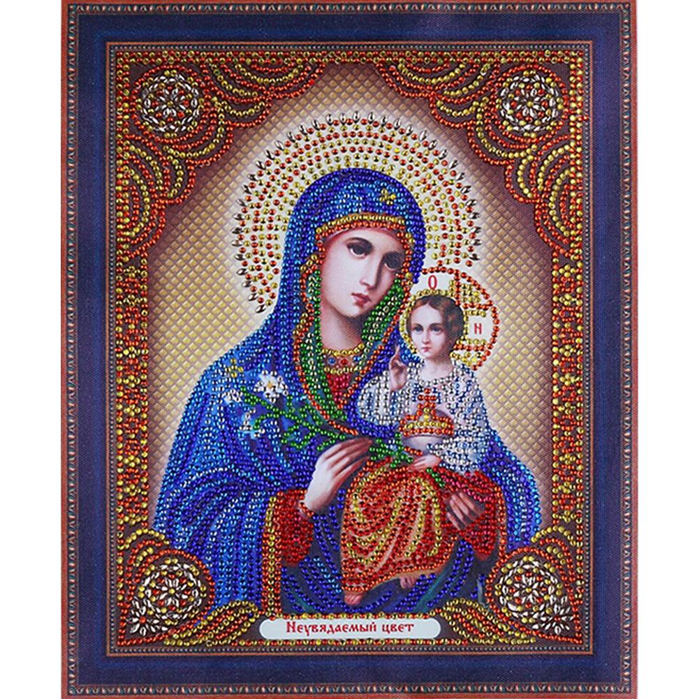Religion 34*40CM(Canvas) Special Shaped Drill Diamond Painting