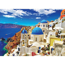 Load image into Gallery viewer, Santorini 40*30CM(Canvas) Full Round Drill Diamond Painting
