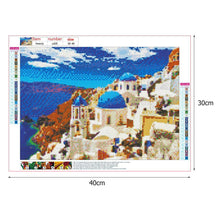 Load image into Gallery viewer, Santorini 40*30CM(Canvas) Full Round Drill Diamond Painting
