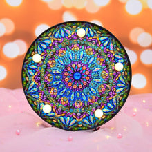 Load image into Gallery viewer, DIY Mandala Diamond Painting Light Embroidery Full Special Drill LED Lamp
