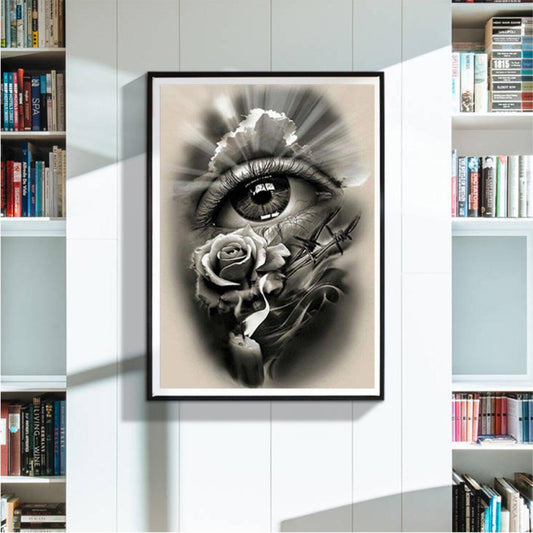 Abstract 30*40CM(Canvas) Full Round Drill Diamond Painting