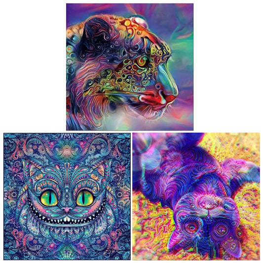 Animal 30*30CM(Canvas) Special Shaped Drill Diamond Painting