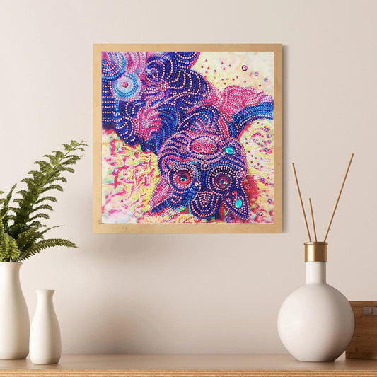 Animal 30*30CM(Canvas) Special Shaped Drill Diamond Painting