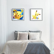 Load image into Gallery viewer, Pikachu Full Round Drill Diamond Painting
