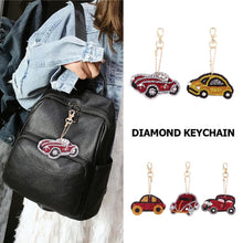 Load image into Gallery viewer, 5pcs DIY Car Full Drill Special Shaped Diamond Painting Keychains Pendant
