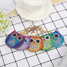 Load image into Gallery viewer, 5pcs DIY Bird Full Drill Special Shaped Diamond Painting Keychains Pendant
