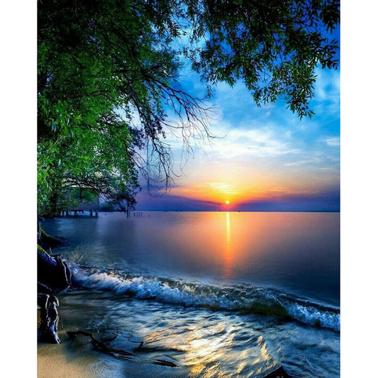 Scenery 30*40CM(Canvas) Full Square Drill Diamond Painting