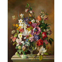 Load image into Gallery viewer, Flowers 30*40CM(Canvas) Full Round Drill Diamond Painting
