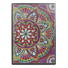 Load image into Gallery viewer, DIY Mandala Special Shaped Diamond Painting 50 Sheets A5 Office Notebook
