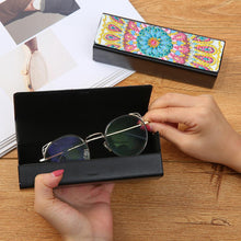 Load image into Gallery viewer, DIY Diamond Painting Eye Glasses Box Travel Leather Sunglasses Storage Case
