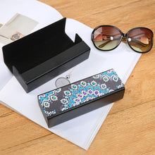 Load image into Gallery viewer, DIY Diamond Painting Eye Glasses Case Travel Leather Sunglasses Storage Box
