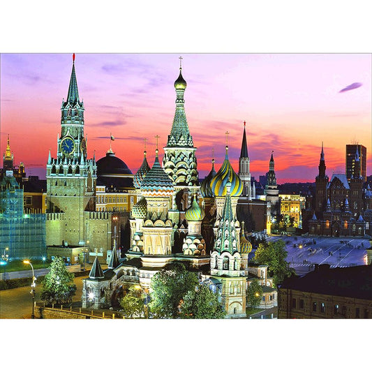 Scenery 40*30CM(Canvas) Full Square Drill Diamond Painting
