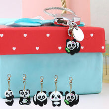 Load image into Gallery viewer, 5pcs Panda Type Keychain Gift DIY Diamond Painting Special Shape Full Drill
