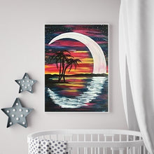Load image into Gallery viewer, Moon 30*40CM(Canvas) Full Round Drill Diamond Painting
