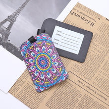 Load image into Gallery viewer, DIY Special Shaped Diamond Painting Mandala Leather Luggage Boarding Pass
