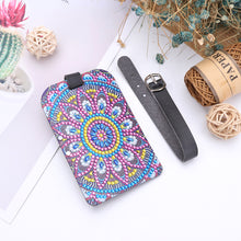 Load image into Gallery viewer, DIY Special Shaped Diamond Painting Mandala Leather Luggage Boarding Pass
