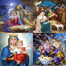 Load image into Gallery viewer, Religious 30*40CM(Canvas) Full Round Drill Diamond Painting
