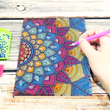 Load image into Gallery viewer, DIY Special Shaped Diamond Painting Colorful 50 Pages A5 Drawing Notebook
