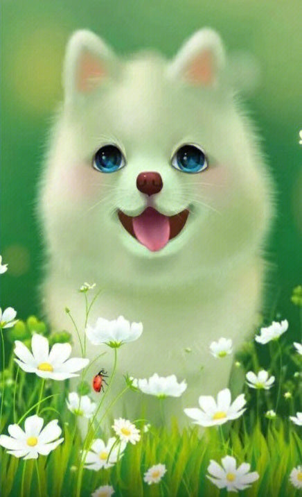 AB Diamond Painting - Full Round - Animal Dog (40*65cm)