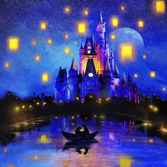 Diamond Painting - Full Round - Disney Castle (30*30CM)