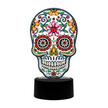 Load image into Gallery viewer, DIY Special Shaped Diamond Painting Skull LED Decor Night Light Ornaments
