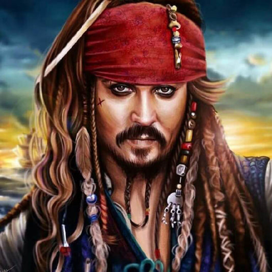 Pirate 30*30CM(Canvas)-Full Round Drill Diamond Painting
