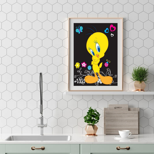 Tweetybird 30*40CM(Canvas)-Full Round Drill Diamond Painting