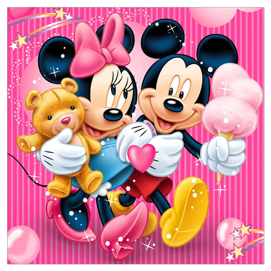 Mickey Mouse 30*30CM(Canvas)-Full Round Drill Diamond Painting