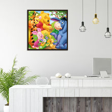 Load image into Gallery viewer, Cute Bear 30*30CM(Canvas)-Full Round Drill Diamond Painting
