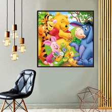 Load image into Gallery viewer, Cute Bear 30*30CM(Canvas)-Full Round Drill Diamond Painting

