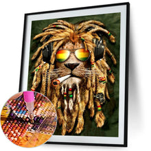 Load image into Gallery viewer, Lion 30*40CM(Canvas) Full Round Drill Diamond Painting
