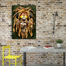 Load image into Gallery viewer, Lion 30*40CM(Canvas) Full Round Drill Diamond Painting
