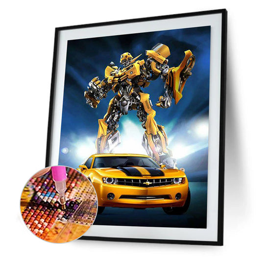 Perfect Robot Man 40*30CM(Canvas)-Full Round Drill Diamond Painting