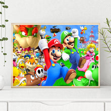 Load image into Gallery viewer, Happy Game 40*30CM(Canvas)-Full Round Drill Diamond Painting
