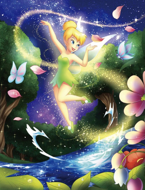 Diamond Painting - Full Round - Disney Cartoon Princess Snow White Tinkerbell (30*40CM)