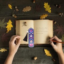 Load image into Gallery viewer, 5D DIY Flower and Heart Bookmark Special Shaped Diamond Painting Bookmarks
