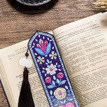 Load image into Gallery viewer, 5D DIY Flower and Heart Bookmark Special Shaped Diamond Painting Bookmarks
