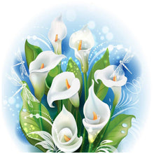 Load image into Gallery viewer, Calla Flower 30*30CM(Canvas) Special Shaped Drill Diamond Painting
