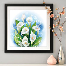 Load image into Gallery viewer, Calla Flower 30*30CM(Canvas) Special Shaped Drill Diamond Painting
