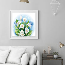 Load image into Gallery viewer, Calla Flower 30*30CM(Canvas) Special Shaped Drill Diamond Painting
