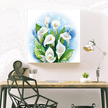 Load image into Gallery viewer, Calla Flower 30*30CM(Canvas) Special Shaped Drill Diamond Painting
