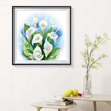 Load image into Gallery viewer, Calla Flower 30*30CM(Canvas) Special Shaped Drill Diamond Painting
