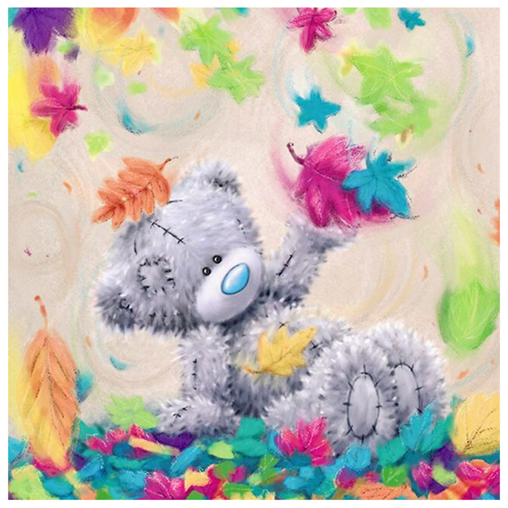 Bear Doll 30*30CM(Canvas) Special Shaped Drill Diamond Painting