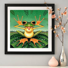 Load image into Gallery viewer, Funny Frog 30*30CM(Canvas) Special Shaped Drill Diamond Painting
