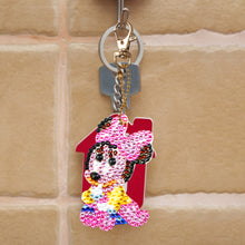Load image into Gallery viewer, 5x DIY Diamond Painting Keychains Cute Cartoon Embroidery Needlework Craft
