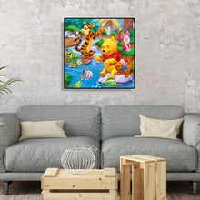 Load image into Gallery viewer, Cartoon Bear 30*30CM(Canvas)-Full Round Drill Diamond Painting
