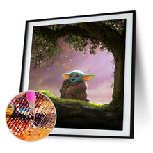 Load image into Gallery viewer, Cartoon Yoda 30*30CM(Canvas)-Full Round Drill Diamond Painting
