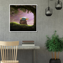 Load image into Gallery viewer, Cartoon Yoda 30*30CM(Canvas)-Full Round Drill Diamond Painting
