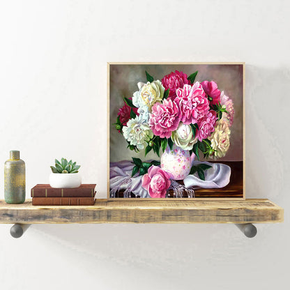 Warm Flowers 30*30CM(Canvas) Full Round Drill Diamond Painting