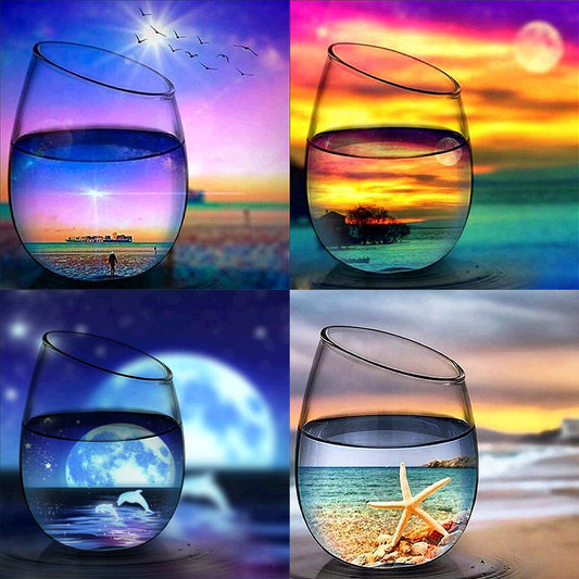 Fantasy Cup 30*30CM(Canvas) Full Round Drill Diamond Painting